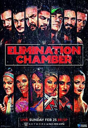 Wwe Elimination Chamber Poster Wallpaper By