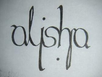 Aisha Muslim Woman Name Source HD Wallpaper Letter Alisha