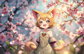 Anime Cat Girl Wallpaper