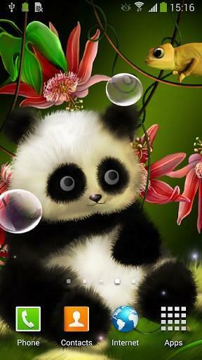 Animated Panda Live Wallpaper For Android By