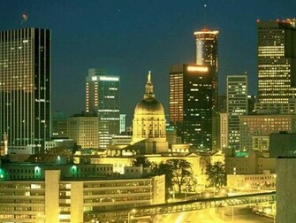Atlanta Skyline Wallpaper Desktop Background