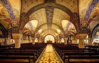 Religion Arch Column Bench HDr Wallpaper Photos Pictures