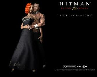 The Black Widow Hitman Blood Money Wallpaper
