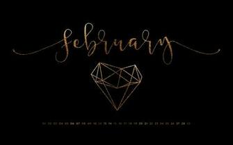 February Desktop Calendar Wallpaper Paper Leaf