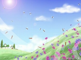 Wallpaper Cartoon Widescreen Landscape