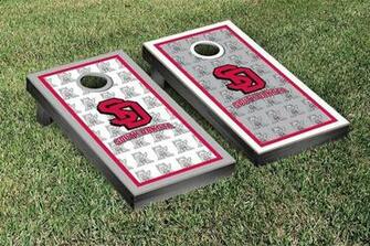 University Of South Dakota Coyotes Repeat Logo Wallpaper Cornhole