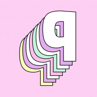 Retro Letter Q Typography Font Image Wallpaper