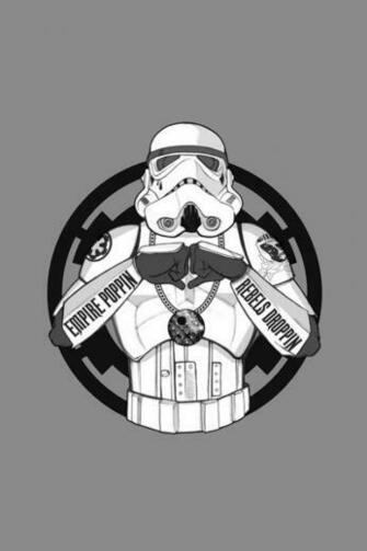 Gangsta Stormtrooper iPhone Wallpaper HD