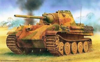 Wallpaper Tank Panther Art Desktop In The