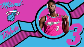 Dwyane Wade Custom Vice Background Heat