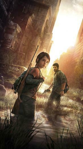 Ellie And Joel The Last Of Us Mobile Wallpaper