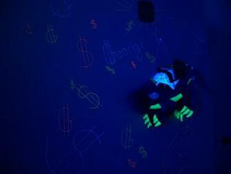 Wallpaper Abstract Black Light
