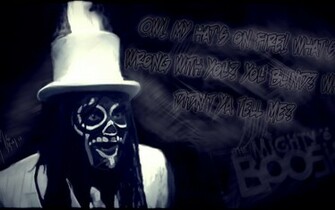 The Mighty Boosh Characters Text Wallpaper