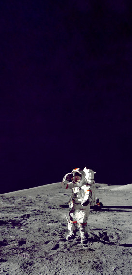 Space Moon Astronaut Rare Gallery HD Wallpaper