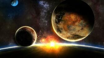 Space Sunrise X Close
