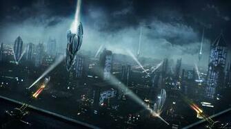 Space Invasion HD Wallpaper Background Image