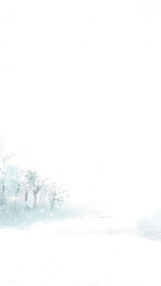 Watercolor Snowy Winter Landscape Mobile Phone Wallpaper Vector