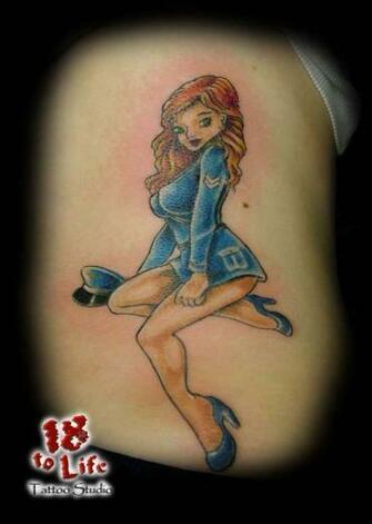 Modern Pin Up Girls Photos Smilepanic Tattoo Pictures