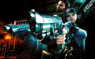 Resident Evil Chris Redfield Jill Valentine Wallpaper Background