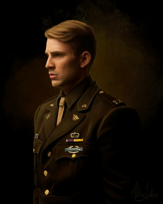 Steve Rogers Painting By Lasse17