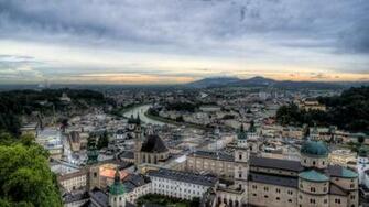 Austria Europe Cities Salzburg Wallpaper