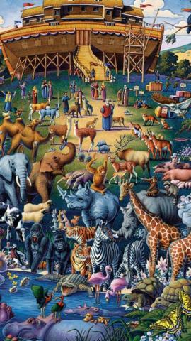 Noah Ark Jigsaw Puzzle Wallpaper Teahub Io