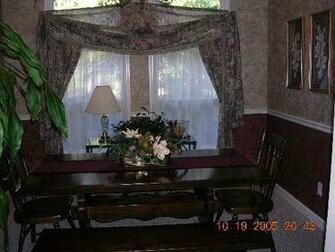 Dining Room Decorated With Paper Illusions Wallpaper