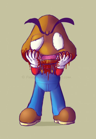 The Goomba Mask Paleblank