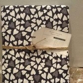 Pottery Barn Teen Cotton Happy Hearts Full Size Sheet