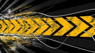 Black Yellow Art Wallpaper iPhone Screen