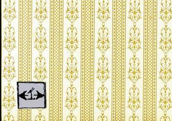 Prints Palais 1ne107 Napoleon Era Wallpaper Dollhouse Scale