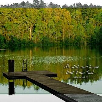 Be Still And Know That I Am God Wallpaper