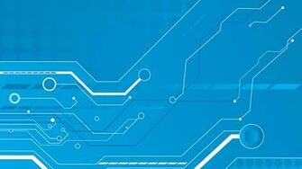 Graphics Circuit Boards Blue Wallpaper Desktop