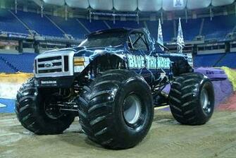 Go Back Gallery For Blue Thunder Monster Truck Wallpaper