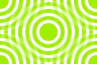 Lime Green And White Interlocking Concentric Circles Background Image
