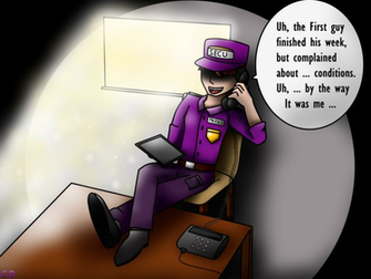 Fnaf2 Fritz Smith Aka The Phone Guy By Clemdoudou