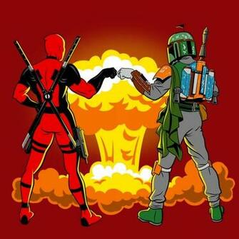 Art Humor Deadpool Boba Fett T Shirts About Months Ago By Joey Paur