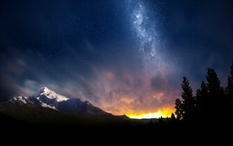 Swiss Night Sky Wallpaper HD
