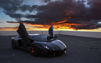 Wallpaper Black Lambhorgini Gallardo Car Lamborghini