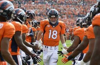 Sep Denver Co Usa Broncos Quarterback Peyton