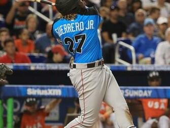 Blue Jays Prospect Vlad Guerrero Jr Hit A Home Run Off Of