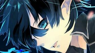 Boy Blue Eyes Beds Ribbons Nekomimi Pink Hair Cat Ears Boys Anime