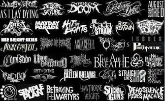 Bands Wallpaper Band Logo Collage