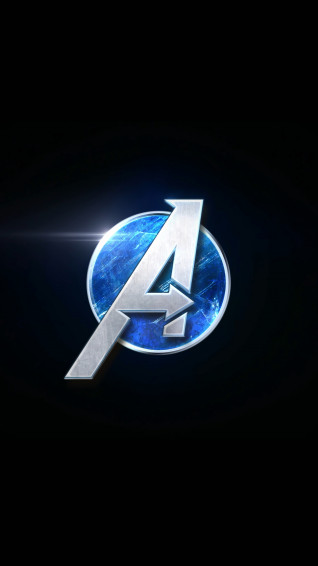 Marvel S Avengers Logo Video Game 4k Wallpaper