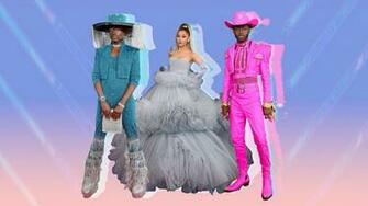 Grammy Awards Over The Top Looks From Ariana Grande Billy