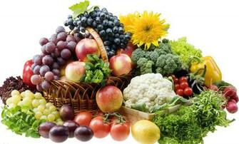 Varieties Of Fruits And Vegetables On Brown Woven Baskets HD