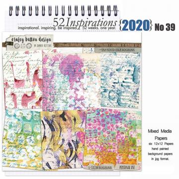Digital Scrapbook Papers Spray Painted Ledger Background