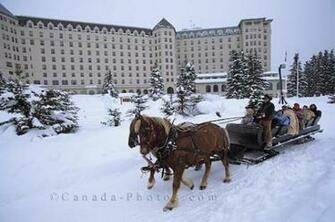 Sleigh Ride Banff National Park Photo Amp Travel Idea Canada