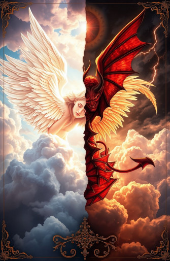 Angel And Devil Wallpaper