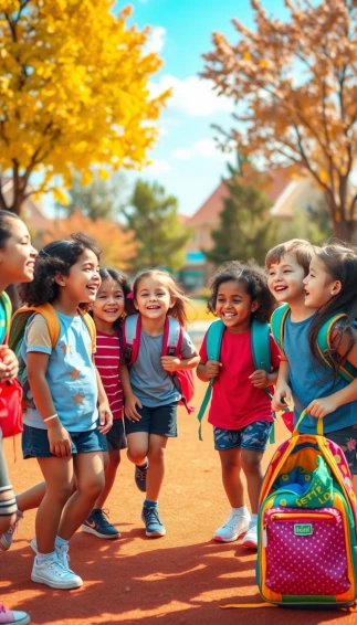 School Friends Wallpaper